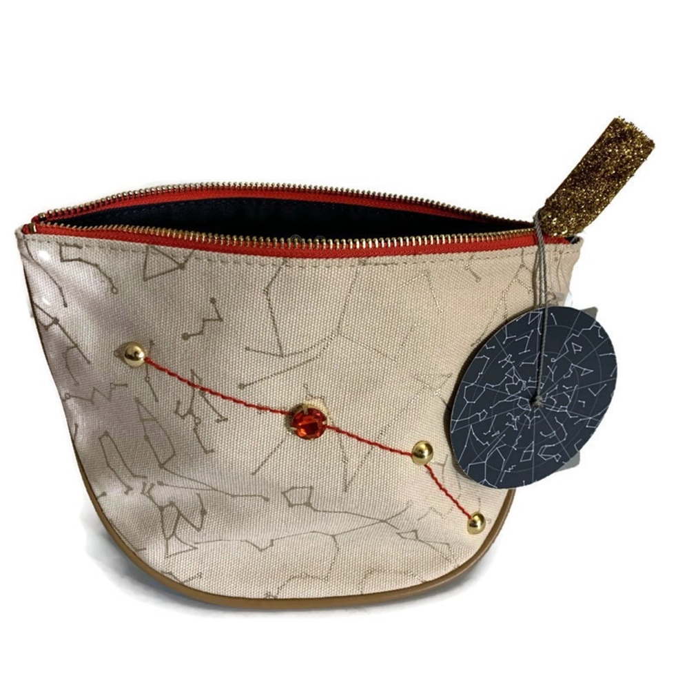Anthropologie Half moon clutch bag